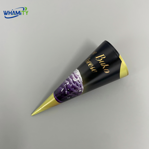 Tùy Chỉnh In <span class=keywords><strong>Ice</strong></span> <span class=keywords><strong>Cream</strong></span> <span class=keywords><strong>Cone</strong></span> Tay Áo <span class=keywords><strong>Cone</strong></span> Tay Áo Giấy Cuộn Kem Gelato Cup Giấy <span class=keywords><strong>Cone</strong></span> Tay Áo - Product Image 3