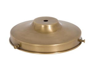 Soporte de latón para pantalla de lámpara, níquel pulido, 6 pulgadas, para interruptor de 1-3/4 pulgadas de alto, orificio central de 7/16 pulgadas, se ajusta a 1/8IP - Product Image 3