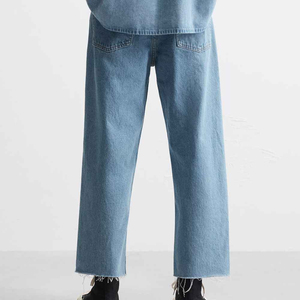 Nuevos Jeans Ajustados de Diseño Personalizado para Hombre, de Alta Calidad, Impermeables, Transpirables, Mezcla de Poliéster/Algodón, Lavados, Color Sólido, Primavera - Product Image 2