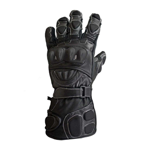 Guantes de Motociclismo con Diseño de Logotipo Personalizado, de Cuero, Impermeables, de Dedo Completo, Antideslizantes, Unisex, de Protección para Motociclistas - Product Image 4