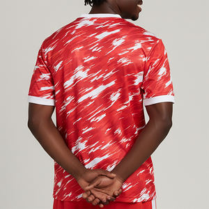 Camiseta de Fútbol Personalizada de Alta Calidad para Adultos, 100% Poliéster, Sublimada, Transpirable, de Secado Rápido, Cuello en V, Personalizable para Hombre - Product Image 5