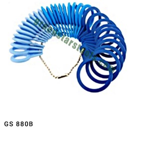 Plastic Ring <b>Gauge</b> Finger Size Set British Standard 32 Rings Colored Jewelry <b>Measuring</b> <b>Tool</b> |Item No GS-880B - Product Image 1
