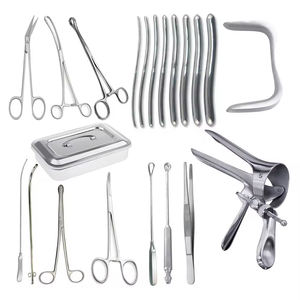 Kit d'instruments gynécologiques manuels en acier inoxydable de qualité médicale pour insertion et retrait de DIU par Dentavex - Product Image 1