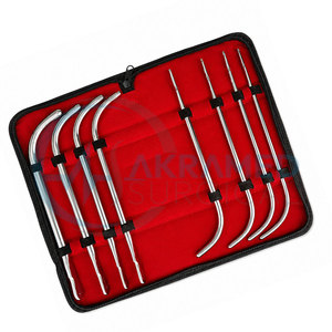 Juego de Dilatadores Uretrales Van Buren de 8 Piezas con Estuche, Instrumentos Quirúrgicos de Acero Inoxidable para Urología y Obstetricia/Ginecología, Certificación CE - Product Image 2