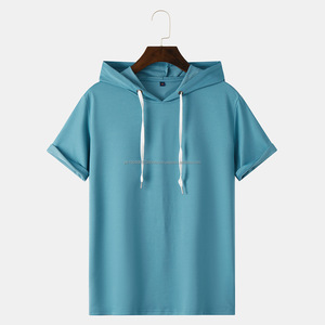 Top Blouse Street Wear <b>Men's</b> T-<b>Shirts</b> Blank OEM 100% Cotton Wholesale Summer Short Sleeve High Street Printed Breathable Quick - Product Image 4