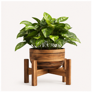 Marvelous Design Wooden Plant Stand Solid Wood Flower <b>Pot</b> <b>Holder</b> for Indoor Living Room & Outdoor Balcony Decor - Product Image 1