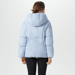 Dernière Collection : Doudoune matelassée pour femme, haute qualité, avec capuche respirante, en tricot, fermeture éclair, chaude, en coton - Product Image 4