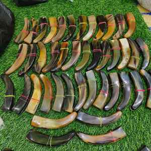 Manches de couteau en corne de bœuf et de taureau, finition brillante de qualité supérieure, matériau artisanal haut de gamme à prix avantageux - Product Image 1