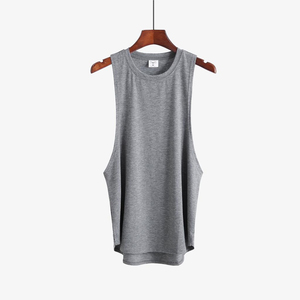 OEM Gym <b>Stringer</b> Men Tank Top High Quality Sleeveless Cotton Sportswear Custom Logo Printed Fitness Workout Bodybuilding <b>Vest</b> - Product Image 4