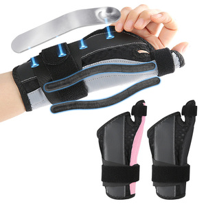 Başparmak Döngülü Bilek Destek Bandı Nefes Alabilen Alüminyum Atel Kompresyon Desteği Ayarlanabilir Bilek Kayışı Sol Sağ Bilek Sabitleyici - Product Image 1