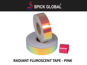 Ruban adhésif fluorescent réfléchissant, luminescent dans le noir, imperméable, de sécurité, pour marquage routier - Product Image 3