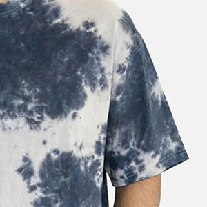 เสื้อยืดโอเวอร์ไซส์ผู้ชาย ล้างสีแบบแอซิดวอช ผ้าคอตตอนหนา สไตล์วินเทจ สตรีทแวร์ MOQ ต่ำ รับผลิตแบบ OEM ODM - Product Image 6