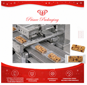 Machine d'emballage automatique Prince Packaging pour produits alimentaires solides, emballage hygiénique et sûr, 380V, commande électrique PLC - Product Image 1