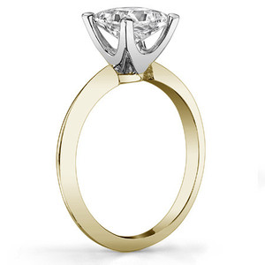 Anillo Solitario con Diamante Cultivado en Laboratorio, Corte Princesa, Borde Recto, Oro, Certificado IGI, Diseño Elegante para Joyería de Aniversario para Mujer - Product Image 3