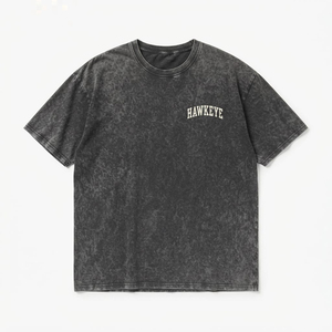 Wholesale <b>Extra</b>-<b>large</b> Size Men's and Women's 100% Cotton T-shirts Gsm Acid-washed Custom <b>Printed</b> Streetwear Style T-Shirt - Product Image 5