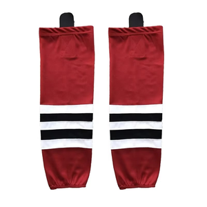 GLAMOUR PLUS Red Blue White Striped Knee High Basketball <b>Socks</b> for Adults <b>Breathable</b> Knitted Sport <b>Socks</b> - Product Image 6