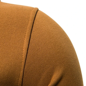 Nouveau style – Sweat à capuche zippé intégral pour homme en molleton bouclette, style hip-hop oversize, avec fermeture éclair personnalisée – Fabrication OEM/ODM sur mesure en coton - Product Image 3
