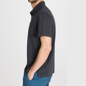 Polo de Manga Corta para Hombre, de Algodón, Color Sólido, Transpirable, Casual, con Diseño de Bolsillo, Corte Regular - Product Image 6
