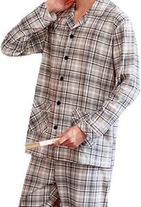 ชุดนอนผ้าสักหลาดแขนยาวสำหรับผู้ชาย ขายดี คุณภาพพรีเมียม - Product Image 3