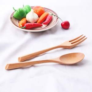 Fourchette de table en bois au style attrayant, la plus vendue, faite à la main, pour salade, mélange et service de fruits, pour la maison et la cuisine - Product Image 1