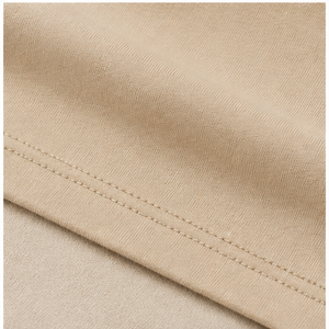 Camiseta de Manga Larga con Cuello Alto para Mujer, Color Beige Camel, Corte Ajustado, WTS-0054 - Product Image 6