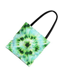 Custom 100% Organic Tie DyeCotton Canvas Tote <b>Bags</b> With Long Handle Supermarket Promotion Use Handled Custom Size - Product Image 2