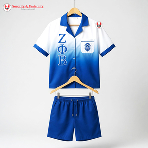 ชุดนอนผ้าซาตินโพลีเอสเตอร์สำหรับผู้หญิง Zeta Phi Beta Sorority ชุดลำลองผูกโบว์ ชุดนอนฤดูหนาว ป้องกันแบคทีเรีย ระบายอากาศได้ดี |   คลาสสิก - Product Image 4