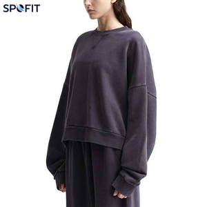 เสื้อสเวตเชิ้ตผู้ชายสำหรับฤดูใบไม้ร่วงและฤดูหนาว ผ้าหนานุ่ม สวมใส่สบาย ผลิตจากโพลีเอสเตอร์/ผ้าฝ้าย ขนฟลีซ พิมพ์ลายดิจิทัล คอกลม ระบายอากาศได้ดี - Product Image 2