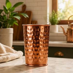 Vaso de Cobre Martillado de Grado de Exportación, Proveedor Mayorista, Vaso de Cobre Puro Hecho a Mano para Cocina y Bar - Product Image 5
