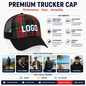 Casquette Trucker Non Structurée avec Patch Tissé Personnalisé, Panneau Avant en Denim, Dos en Maille Polyester, Vente en Gros, OEM, Marque Privée pour Casquettes Adultes - Product Image 6