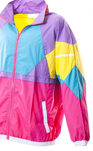 Veste de course unisexe 2026 de haute qualité, coupe-vent rétro aux couleurs néon, séchage rapide, respirante, doublure en polyester, lavable en machine - Product Image 5