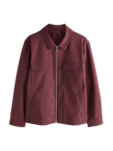 Chaqueta de Trabajo para Hombre de Alta Calidad, Impermeable, Gruesa, Vintage, Transpirable, de Poliéster y Lona, con Cuello Camisero, de Secado Rápido, para Invierno - Product Image 6