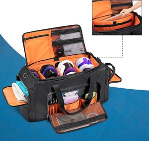 Bolsa de deporte para zapatillas con 3 divisores ajustables, bolsa de viaje para zapatillas con correas para el hombro para un transporte cómodo, bolsa para baloncesto - Product Image 4