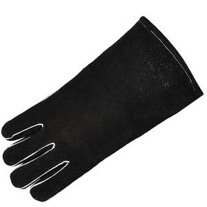 Gants de sécurité en cuir, longueur poignet, thermiques, non doublés, noirs, unis, pour usage extérieur en hiver - Product Image 4