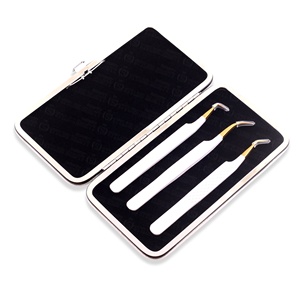 Pinzas para Extensión de Pestañas con Punta de Superfibra, Fáciles de Usar, Directo de Fábrica, Ecológicas, Hechas a Mano, Herramienta de Belleza - Product Image 2