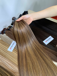 Extensiones de Cabello Humano Virgen con Punta de Queratina Vietnamita, Super Double Drawn, Colores Mixtos, 30 Pulgadas - Product Image 6