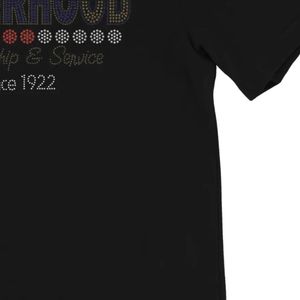 T-shirt unisexe Sigma Gamma Rho Bling avec strass et motif graphique, manches courtes, en coton scintillant, style décontracté streetwear, Sororité grecque - Product Image 6