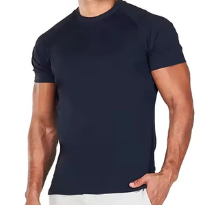 Camiseta deportiva ajustada al cuerpo, estilo muscular, para gimnasio, precio de fábrica, venta al por mayor - Product Image 6