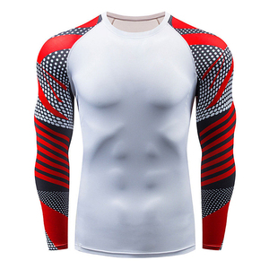 T-shirt de compression de pêche personnalisé pour hommes, coupe ajustée, séchage rapide, protection UV, respirant, évacuation de l'humidité, pour sports de plein air - Product Image 6
