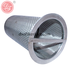 Filtro de Malla de Acero Inoxidable 304/316 para Líquidos, Cartucho Cilíndrico con Canasta Coladora - 90% de Eficiencia, Alta Calidad, Directo de Fábrica - Product Image 4