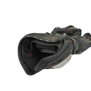 Motorcycle Long Racing <b>Gloves</b> Dark Brown Genuine Leather Ski Sports Protective Waterproof Breathable Street Biker <b>Gloves</b> - Product Image 4