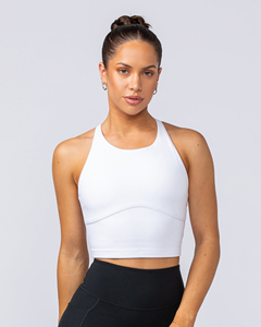 Débardeur plissé uni pour femme, col rond, respirant, en polyester tricoté, style décontracté - Product Image 5