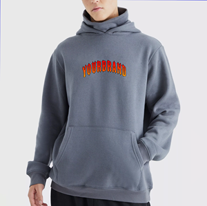 Men's High Quality <b>Hoodie</b> Solid Autumn Plain 100% Cotton Custom Colors 370g New Arrival Custom Logo Eco-Friendly Fleece Knitted - Product Image 1