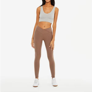 Leggings pour femmes à motif uni, grande taille, de haute qualité, taille haute, respirants - Faible MOQ, prix de gros, vêtements de fitness et de sport - Product Image 3