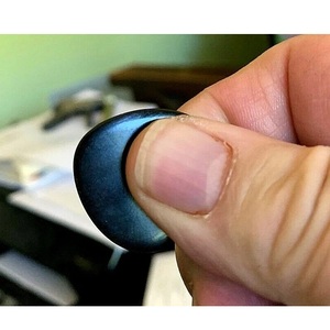 Púa de Guitarra Hecha a Mano de Cuerno de Búfalo, Plectro Triangular, Artesanía Natural para Guitarra Acústica y Eléctrica - Product Image 2