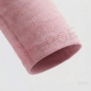 Ensemble de yoga 2 pièces pour femmes, haut court à manches longues rose, leggings taille haute longueur intégrale - Product Image 6
