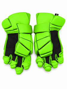 Guantes de Lacrosse IBERIA Premium Verde Lima para Hombre |   Guantes de Lacrosse Acolchados y Protectores |   Guantes Personalizados para Equipos - Product Image 4