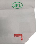 Sac en papier kraft biodégradable de 25 kg, résistant à l'humidité, avec couche intérieure en PE, poignée en corde de coton et bec verseur pour poudre de crème et produits laitiers