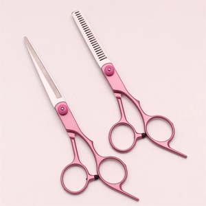 Ametrine Surgical Remy Hair Cutting Scissors 6-Piece Stainless Steel Hairdressing Thinning <b>Shears</b> Set Styling <b>Tool</b> - Product Image 4