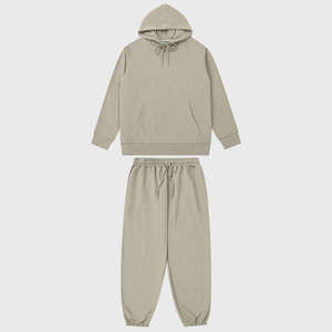 Conjunto Deportivo de Alta Calidad Personalizado 100% Algodón Francés Terry, Sudadera con Forro y Pantalones Deportivos Unisex - Product Image 2